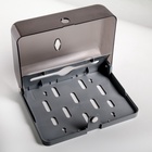 УЦЕНКА Диспенсер бумажных полотенец в листах (макс.200 шт.), пластик, чёрный - Фото 5