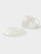 УЦЕНКА Чайная пара Доляна «Цветы», 2 предмета: чашка, 250 мл, блюдце d=15 см, фарфор, белая - Фото 6