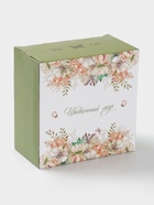 УЦЕНКА Чайная пара Доляна «Цветы», 2 предмета: чашка, 250 мл, блюдце d=15 см, фарфор, белая - Фото 7