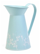 УЦЕНКА Кашпо "Кувшин Ландыши" голубой, 12х16х20см - Фото 1