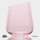 УЦЕНКА Стаканы Magistro «Иллюзия», 450 мл, 9.5×11.5 см, набор 6 шт., стекло, розовые - Фото 2