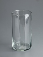 УЦЕНКА Ваза «Цилиндр» 15×8 см, 0.5 л 2931 прозрачная - Фото 2