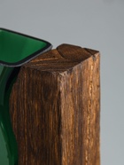 УЦЕНКА Ваза стекло настольная «Сэтернино» 24×14.5 см, коричнево-зелёный - Фото 6