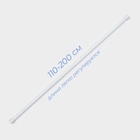 УЦЕНКА Карниз для ванной комнаты 110-200 см, цвет белый - Фото 3