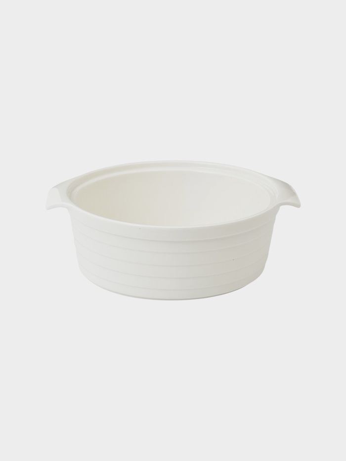 УЦЕНКА Кастрюля из жаропрочной керамики SL Home «Санторини», 1.57 л, 24.5×21.5×8 см, цвет белый 7364 - Фото 1