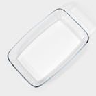 УЦЕНКА Кастрюля для запекания из жаропрочного стекла с крышкой «Утятница» 2.9 л 34.5×20.5×13.5 см 52 - Фото 5