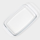 УЦЕНКА Кастрюля для запекания из жаропрочного стекла с крышкой «Утятница» 2.9 л 34.5×20.5×13.5 см 52 - Фото 6