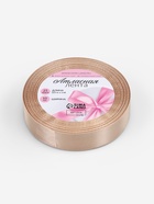 УЦЕНКА Лента атласная №267(67) 20мм*25±1ярд(23м±1м) бежевый АУ - Фото 2