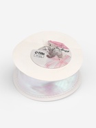 УЦЕНКА Лента капроновая волна радуга 38мм*10±0,5ярд(9,1м±0,5м) белый АУ - Фото 2