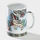 УЦЕНКА Кружка с крышкой и керамическим ситом "Птицы в пионах" 300 мл, 11х8,3х14,5 см - Фото 6