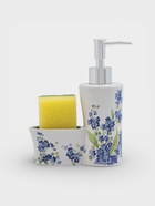 УЦЕНКА Дозатор «Сирень» для моющего средства с губкой, 250 мл - Фото 1