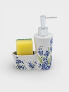 УЦЕНКА Дозатор «Сирень» для моющего средства с губкой, 250 мл - Фото 2