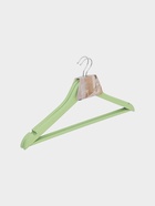 УЦЕНКА Вешалка-плечики деревянная для одежды, 44,5х23х1,2 см "Brillant" цвет фисташковый, 3 шт 94676 - Фото 6