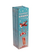 УЦЕНКА Падающая башня дженга, новый год, 20.5×6.3 см, 54 бруска, брусок 6.3×1.1×2.1 см 95614 - Фото 2