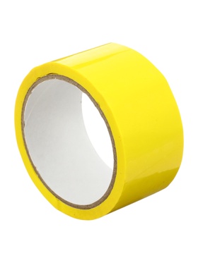 Клейкая лента упаковочная 48 мм 40 м 40 мкм, жёлтая