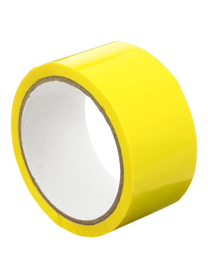 Скотч упаковочный 48 мм 40 м 40 мкм, жёлтый