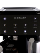 Кофеварка BRAYER 1147BR, рожковая/капсульная, 1350 Вт, 20 бар, 1.5 л, 0.5 л для молока - Фото 3