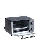 Мини - печь BRAYER 2600BR, 1200 Вт, 9 л, 65-230°С, таймер до 15 мин, противень, решётка, чёрная - Фото 3