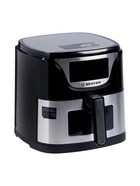 Аэрогриль BRAYER 2037BR, 1500 Вт, 5 л, 7 программ, 200°С, LCD-дисплей, таймер, решётка, чёрно-серый - Фото 4