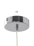 Светильник подвесной GLD-23229-D200-8С+BL, 1хE27, 60 Вт, d=20 см, цвет бронзовый - Фото 5