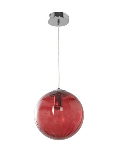 Светильник подвесной GLD-23229-D200-8С+BL, 1хE27, 60 Вт, d=20 см, красный