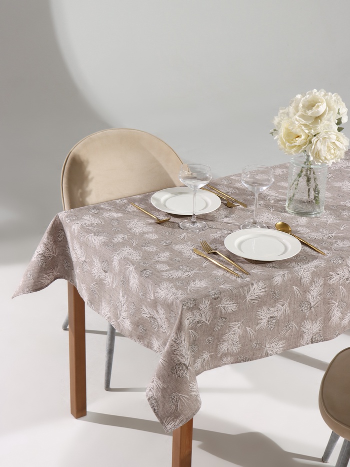 Скатерть «Доляна. Шишкин лес», 180×150 см, рогожка