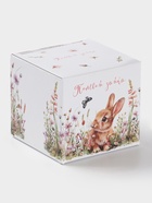 УЦЕНКА Сахарница с ложкой Доляна "Зайка" цвет белый 10х9 см 300 мл - Фото 5