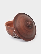 Кокотница «Одуванчик», 700 мл, 15×15×14 см, красная глина - Фото 2