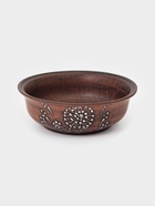 Тарелка глубокая «Одуванчик», 700 мл, красная глина - фото 809619211