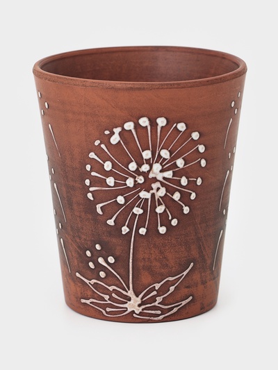 Стакан «Одуванчик», 400 мл, красная глина