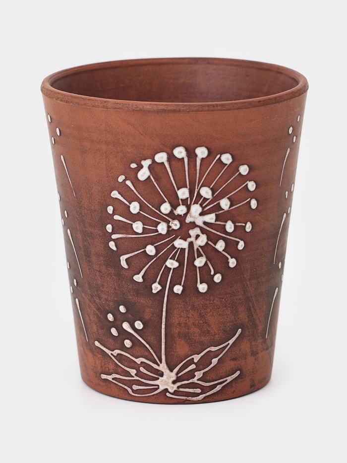 Стакан «Одуванчик», 400 мл, красная глина - Фото 1