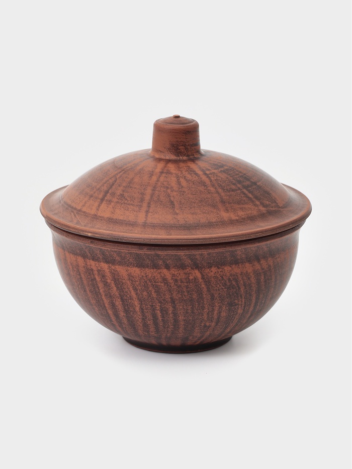 Кокотницы, набор 2 шт., 700 мл, 14×15 см, красная глина