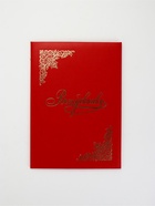 УЦЕНКА Папка адресная бумвинил А4 (пухлая) «Выпускнику» красная - Фото 1