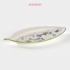 УЦЕНКА Блюдо фигурное "Зеленый сад" 27х14,5х2 см - Фото 2