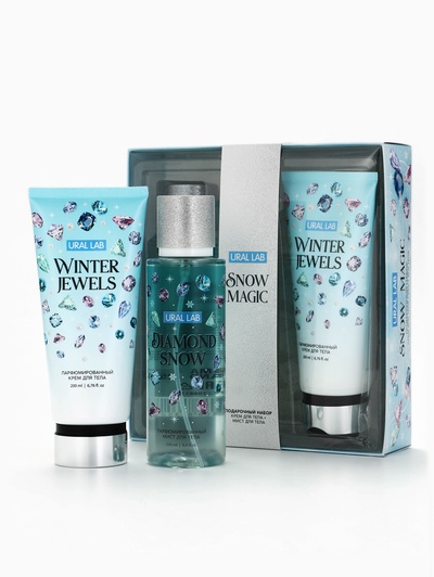 Подарочный набор: парфюмированный мист и крем для тела, 2×200 мл, URAL LAB