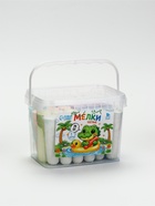 Мелки для асфальта, 24 штуки, 7 цветов, цилиндр в ведёрке, ArtFox STUDY 10121912