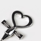 УЦЕНКА Набор для вина Доляна «Сердца», 2 предмета: штопор, пробка фигурная, нержавеющая сталь - Фото 6