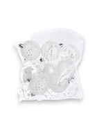 УЦЕНКА Набор шаров пластик d-6 см, 12 шт "Млечный путь" белый - Фото 2