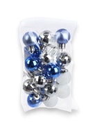 УЦЕНКА Набор шаров пластик d-3 см, 20 шт "Метелица" микс - Фото 2