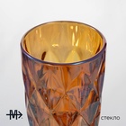 УЦЕНКА Набор стаканов 6 шт. «Круиз» 350 мл 8×8×12.5 см, янтарь - Фото 2