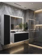 Тумба подвесная Uperwood, под раковину Uperwood Next Premium 100 см, 1 ящик, цвет белый/графит - Фото 5