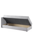 Кровать — тахта «Миа», левая, 1950×810 мм, велюр, цвет ультра смог/мадрид 982 - Фото 3