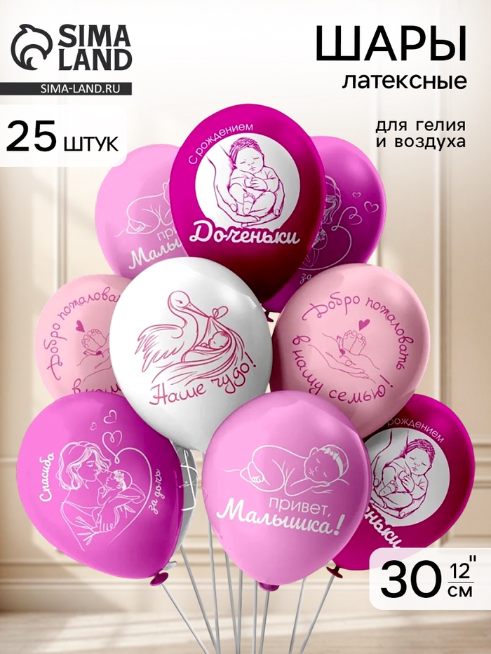 Воздушные шары латексные 12