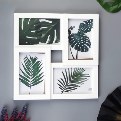 УЦЕНКА Фоторамка-Коллаж "Прелесть" на 4 фото (пластиковый экран)