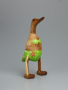 УЦЕНКА Сувенир «Утка в купальнике» дерево 25 см - Фото 2