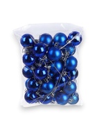 УЦЕНКА Набор шаров пластик d-4 см, 36 шт "Однотонный" синий - Фото 2