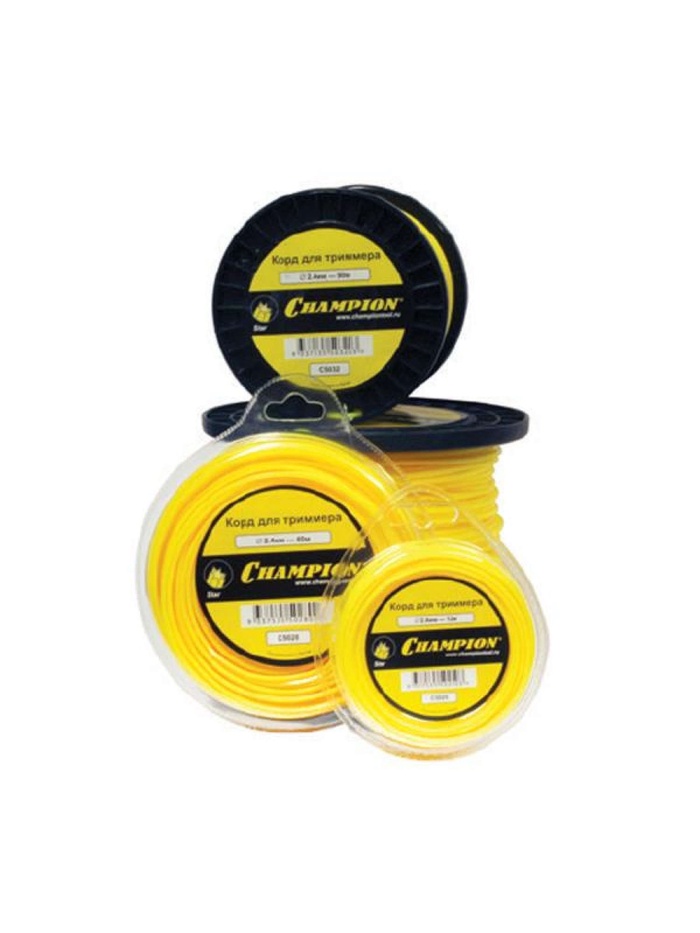 Корд триммерный CHAMPION Star 1.6 мм× 15 м (звезда)