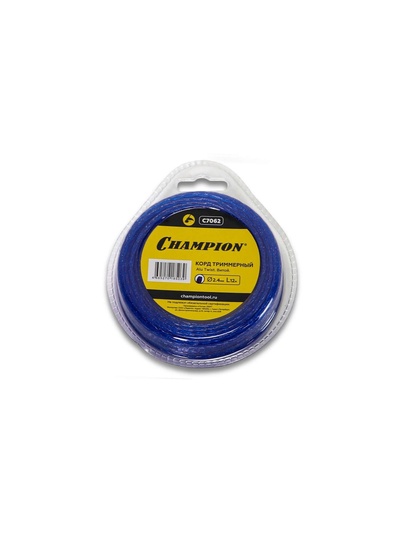 Корд триммерный CHAMPION Alu Twist 2.4 мм×12 м (витой)