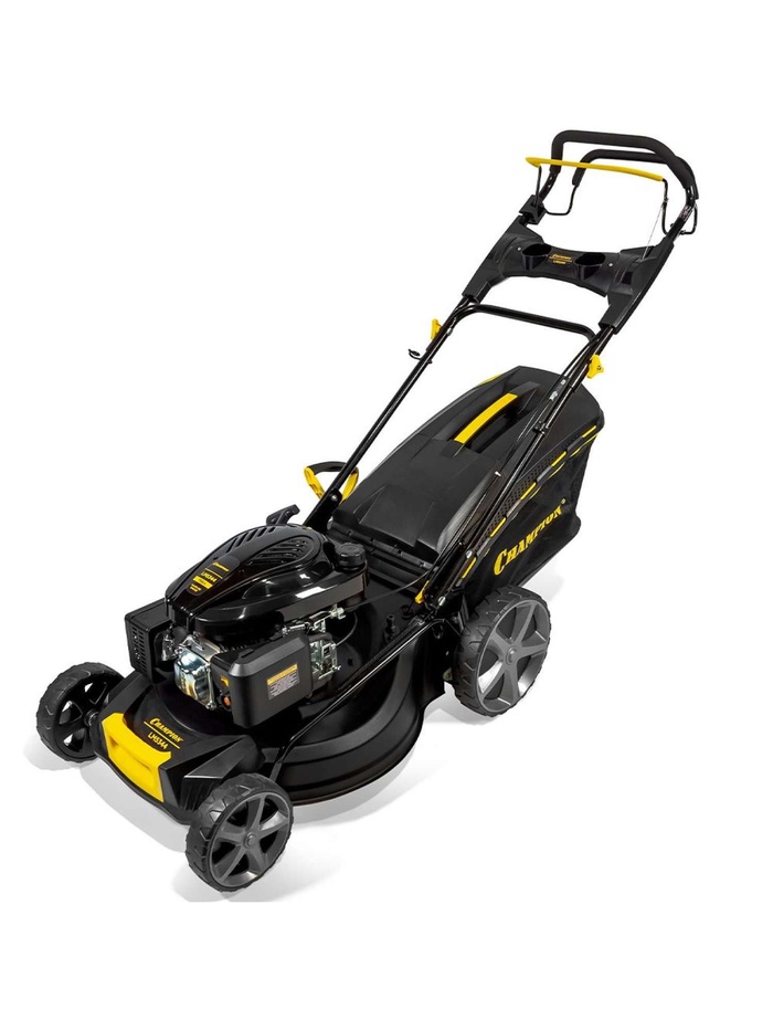 Газонокосилка CHAMPION LM5344 (PRO 4.4 кВт привод 525 мм 65 л 25-75 мм 1рычаг/6, 38 кг 4в1)