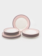 УЦЕНКА Набор посуды WY Paradaise 18 предметов: 5 тарелок d=25.5 см, 6 тарелок d=20.5 см, 6 супниц d=23 см - Фото 2